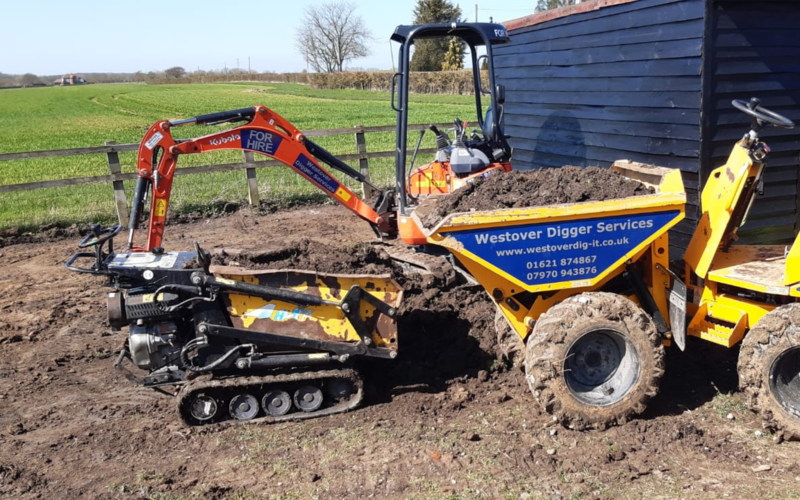 Westover Digger Services | Mini Digger Hire | Digger Hire